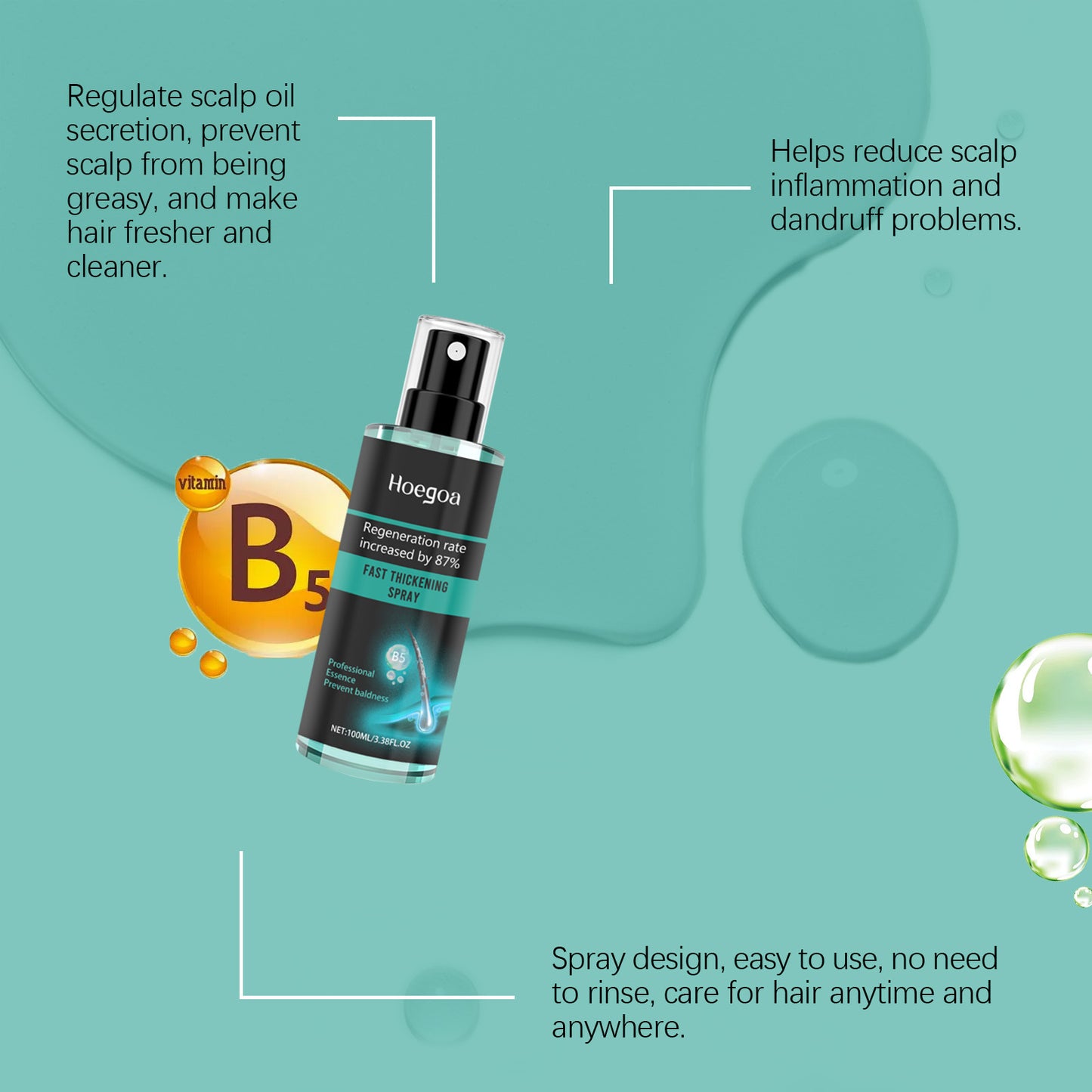 Hair Care Spray Nourishing Moisturizing Soft