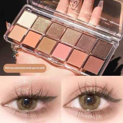 Eye Shadow Plate Earth Color Waterproof