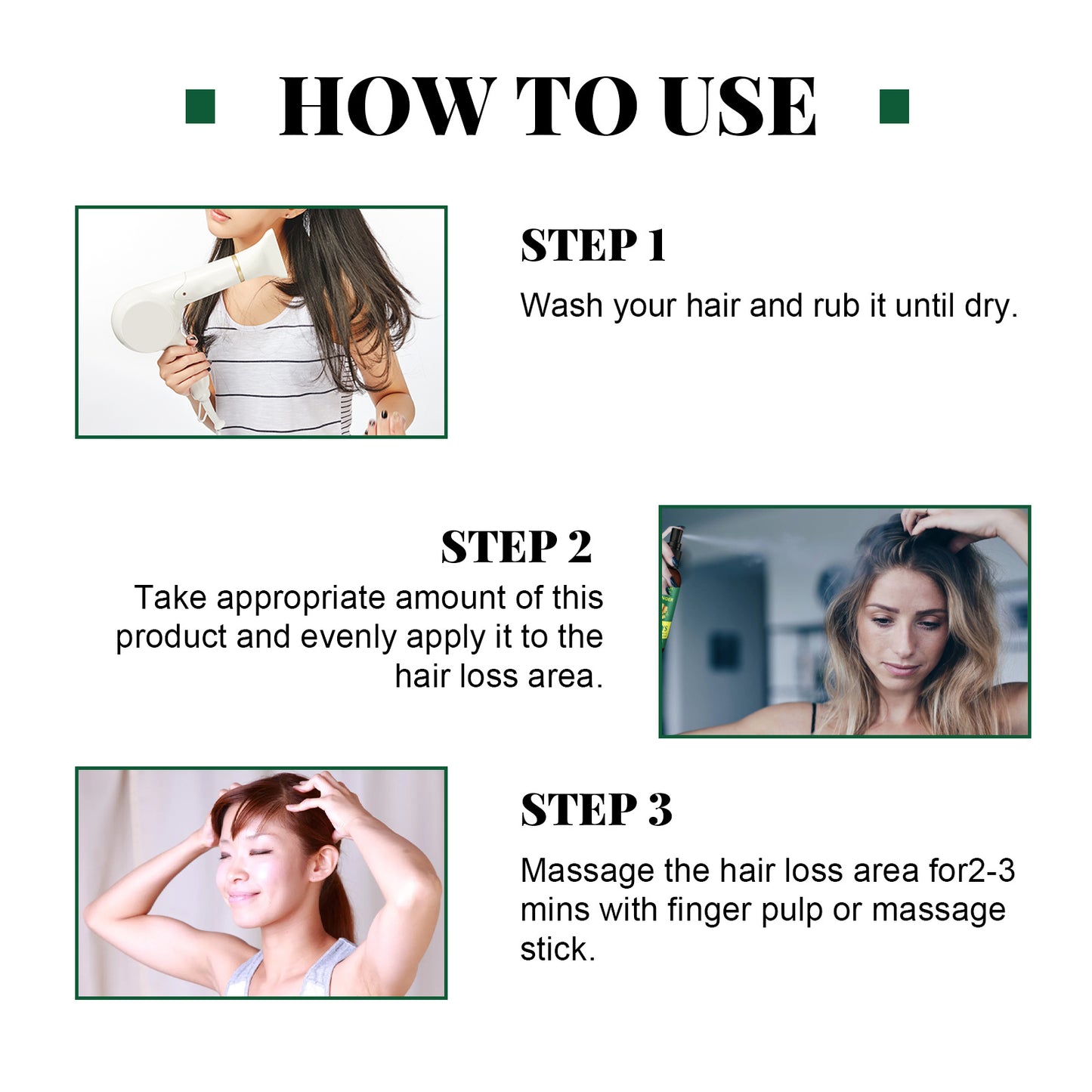 Massage Scalp Hair Repair And Care Solution