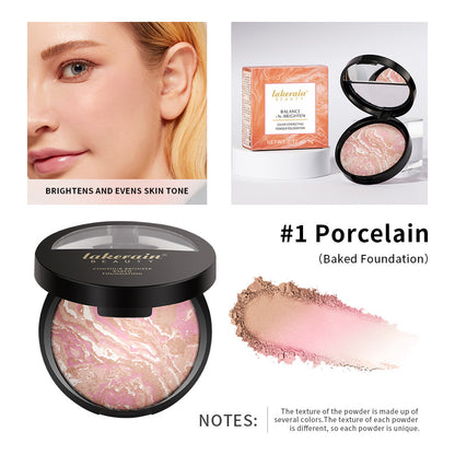 Marble Baked Powder Contour Compact Brightening Powder