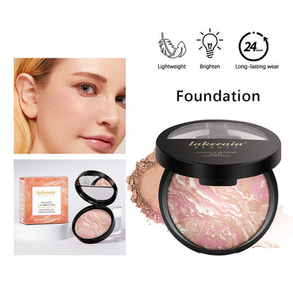 Marble Baked Powder Contour Compact Brightening Powder