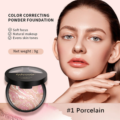 Marble Baked Powder Contour Compact Brightening Powder