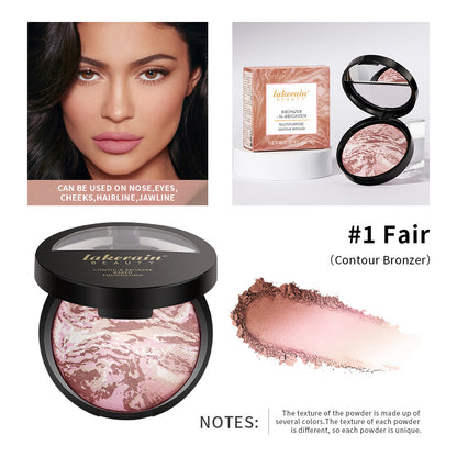 Marble Baked Powder Contour Compact Brightening Powder