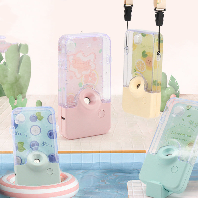 Water Meter Humidifier Portable Handheld Neck Spray Hydration