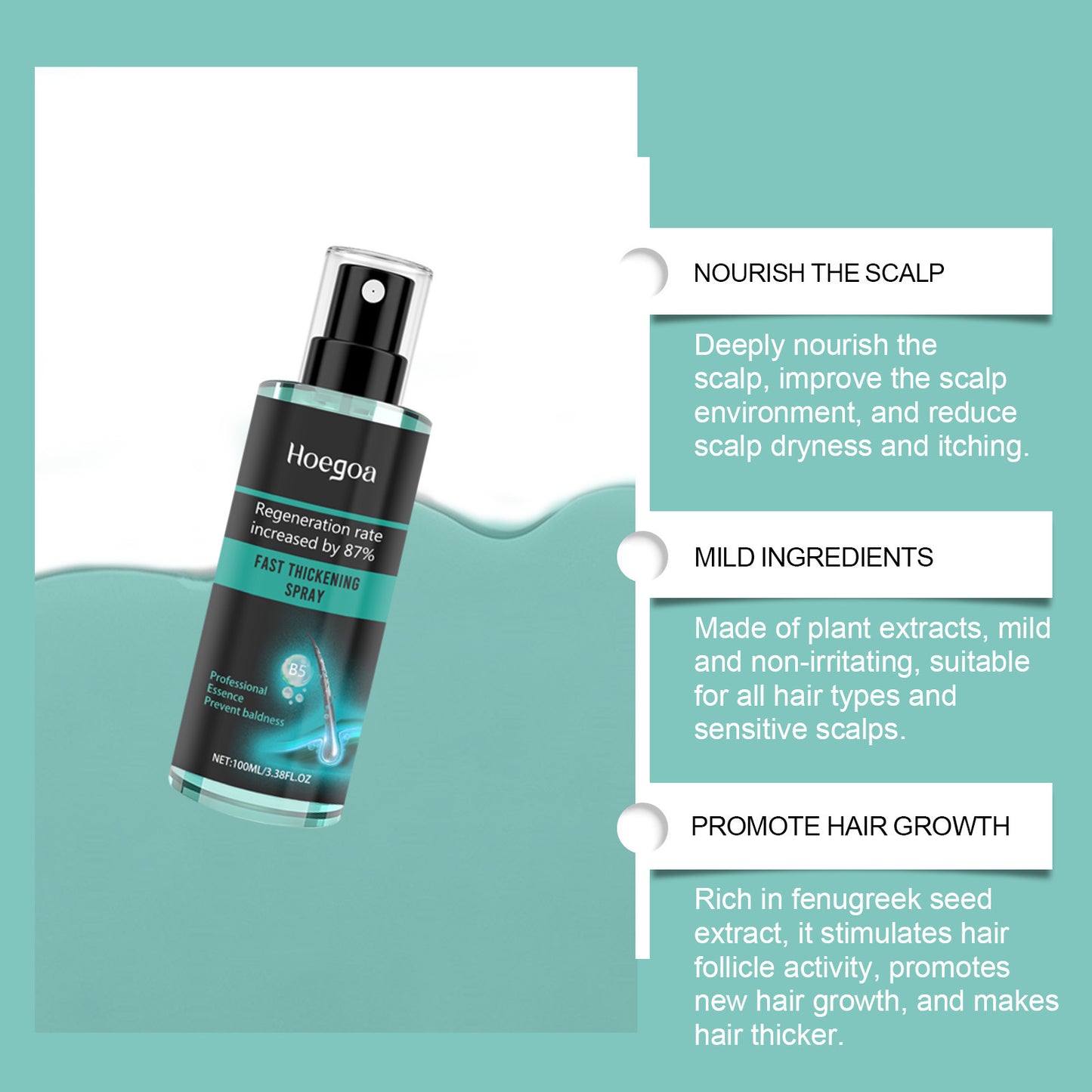 Hair Care Spray Nourishing Moisturizing Soft
